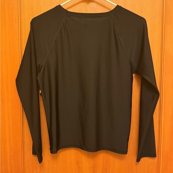 Aerie NWT Black Long Sleeve Women's Athletic Top Black Size L - Picture 2 of 7
